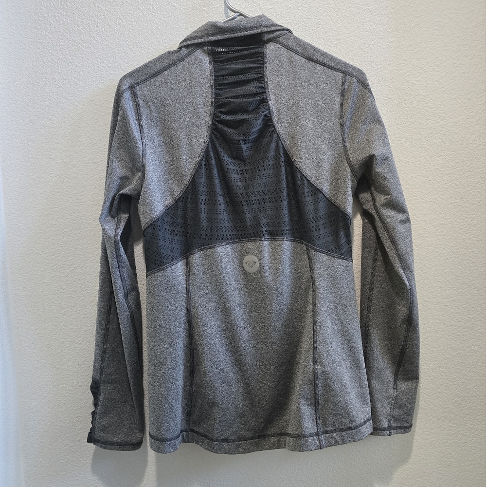 Roxy Dri Flight Grey Lightweight Jacket, Size Lar… - image 2